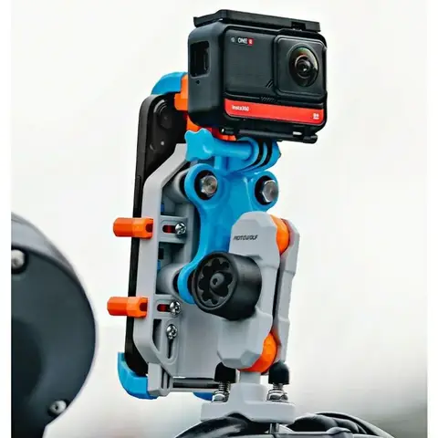 오토바이 무선 충전 전화 홀더 크래들 모토 지원 핸드폰 Suporte Celular Motos 핸들 바 마운트 4-7 인치 전화