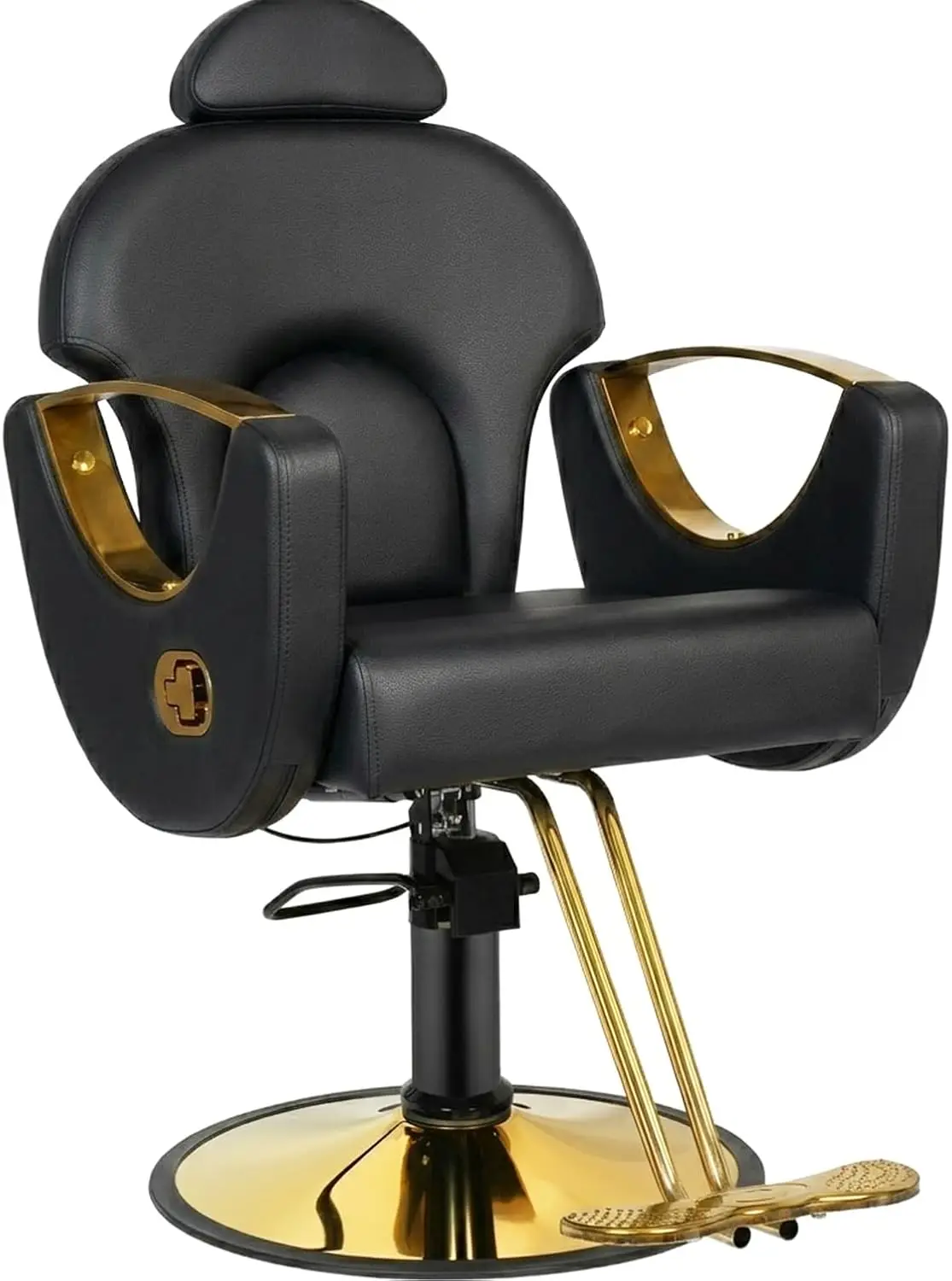 Salon Barber Chair, Reclining Salon Chairs for Hair Stylist, Hair Stylist Chair Heavy Duty Hydraulic Pump, 360, Customized