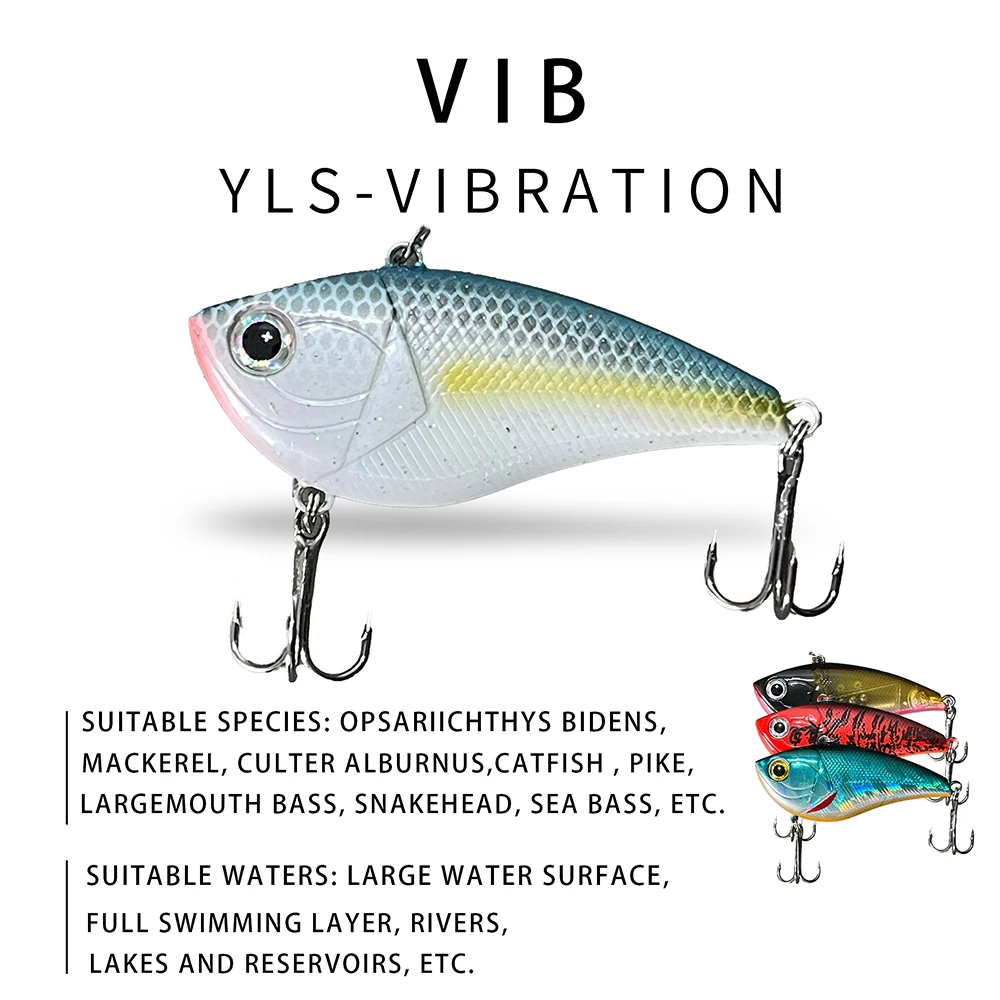 New Fishing Lures 8.4g 15g VIB Vibration Jerkbait Wobbler Swimbaits Artificial Hard Bait for Pike Bass Perch Crankbait Winter