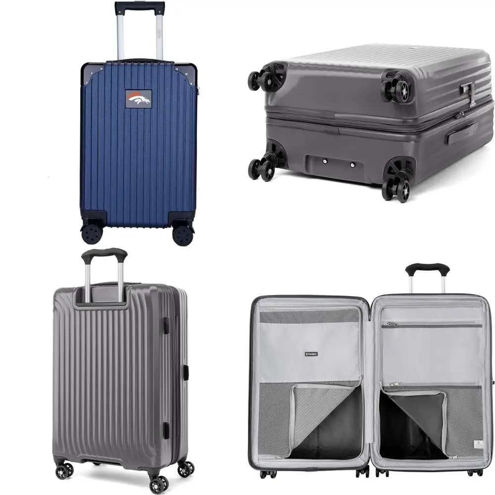 

21-дюймовый двухтональный ручной чемодан темно-синего цвета с твердой поверхностью