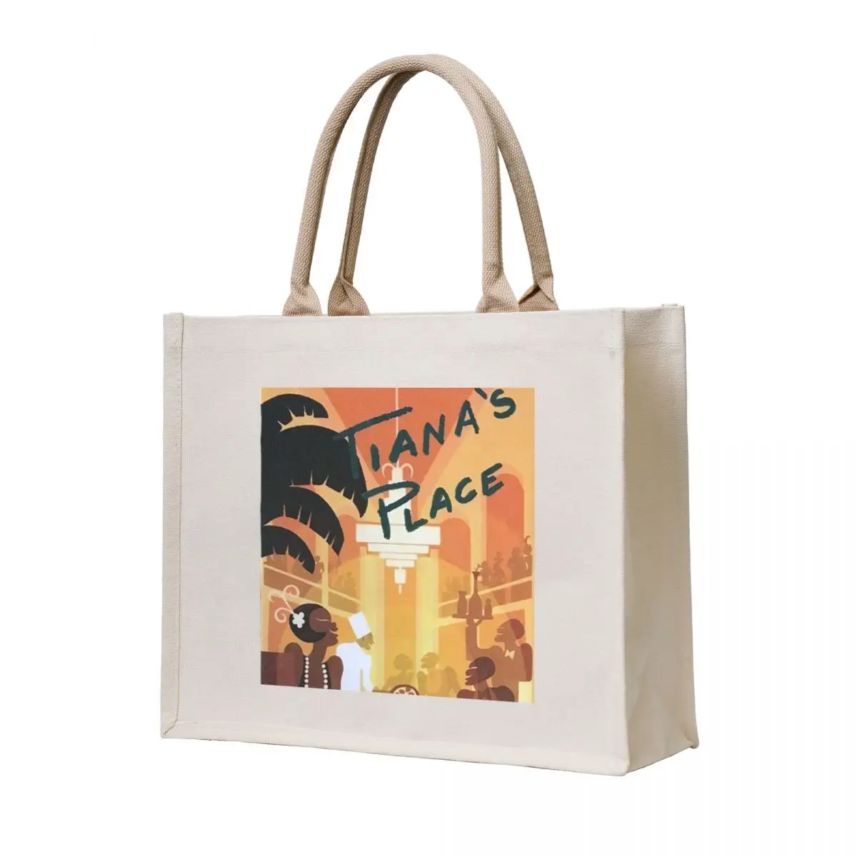 

Tiana's Place Tote Bag custom canvas bag Women's beach bags Candy bags Customizable tote bag