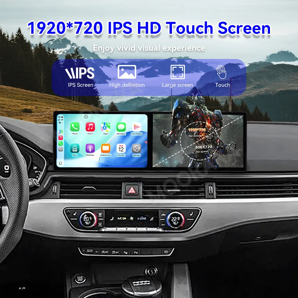 

Автомагнитола Android 15 с мультимедийным плеером для Audi A4 A5 2009-2016, GPS-навигация, Carplay, 18.2 дюйма, DSP