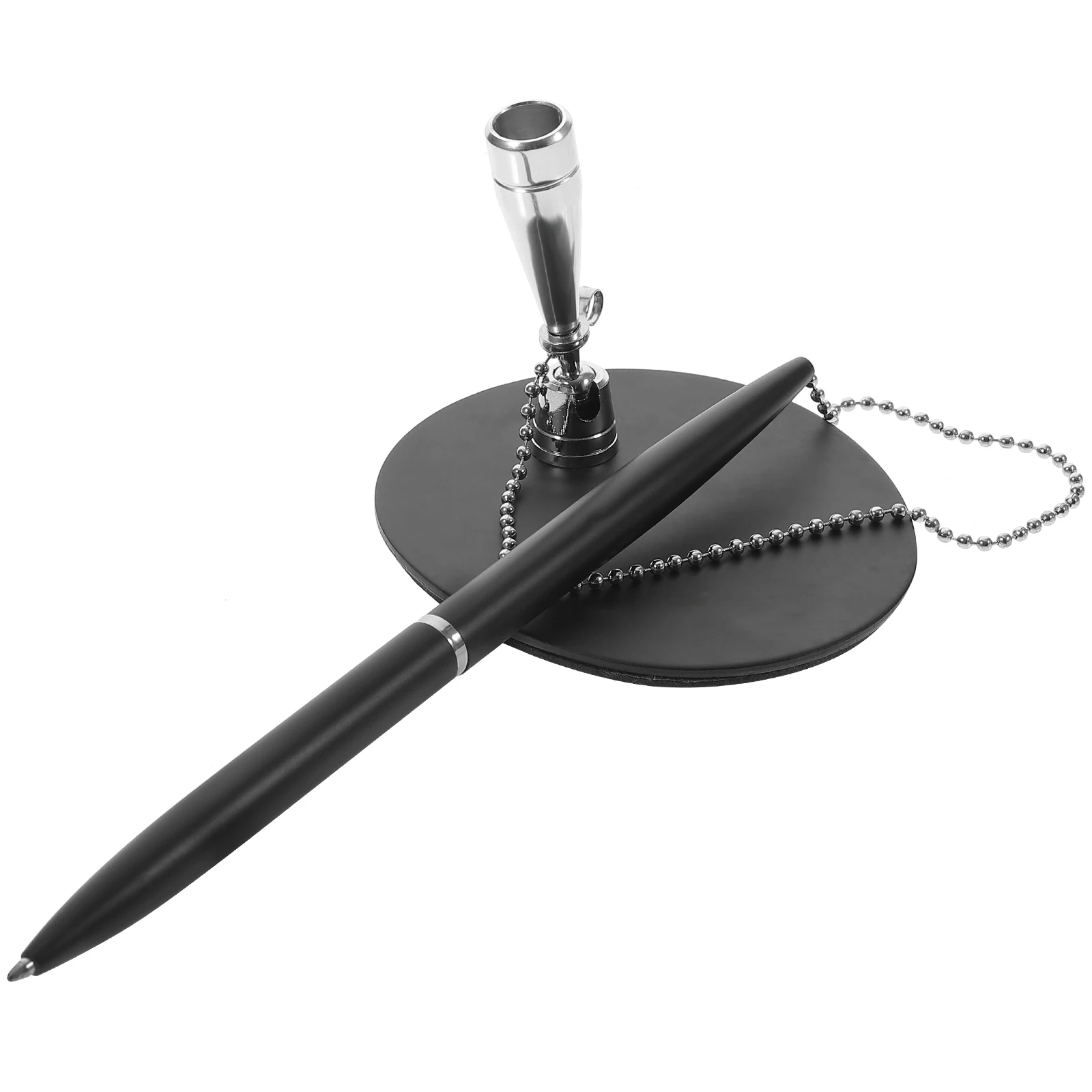 

Wedding Signing Pen Black Pens Desk Bulk Metal Counter with Base Office Writing