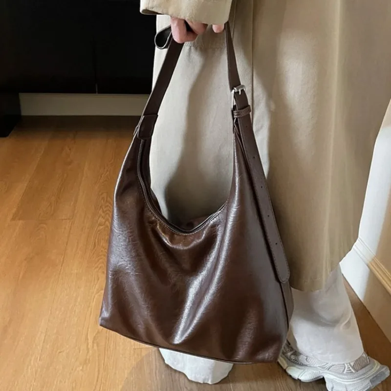 

Elegant Party Designer Diaper Bag Women Luxury Leather Tote Large Capacity Stylish Crossbody Shoulder Bag Fashion Minimalist