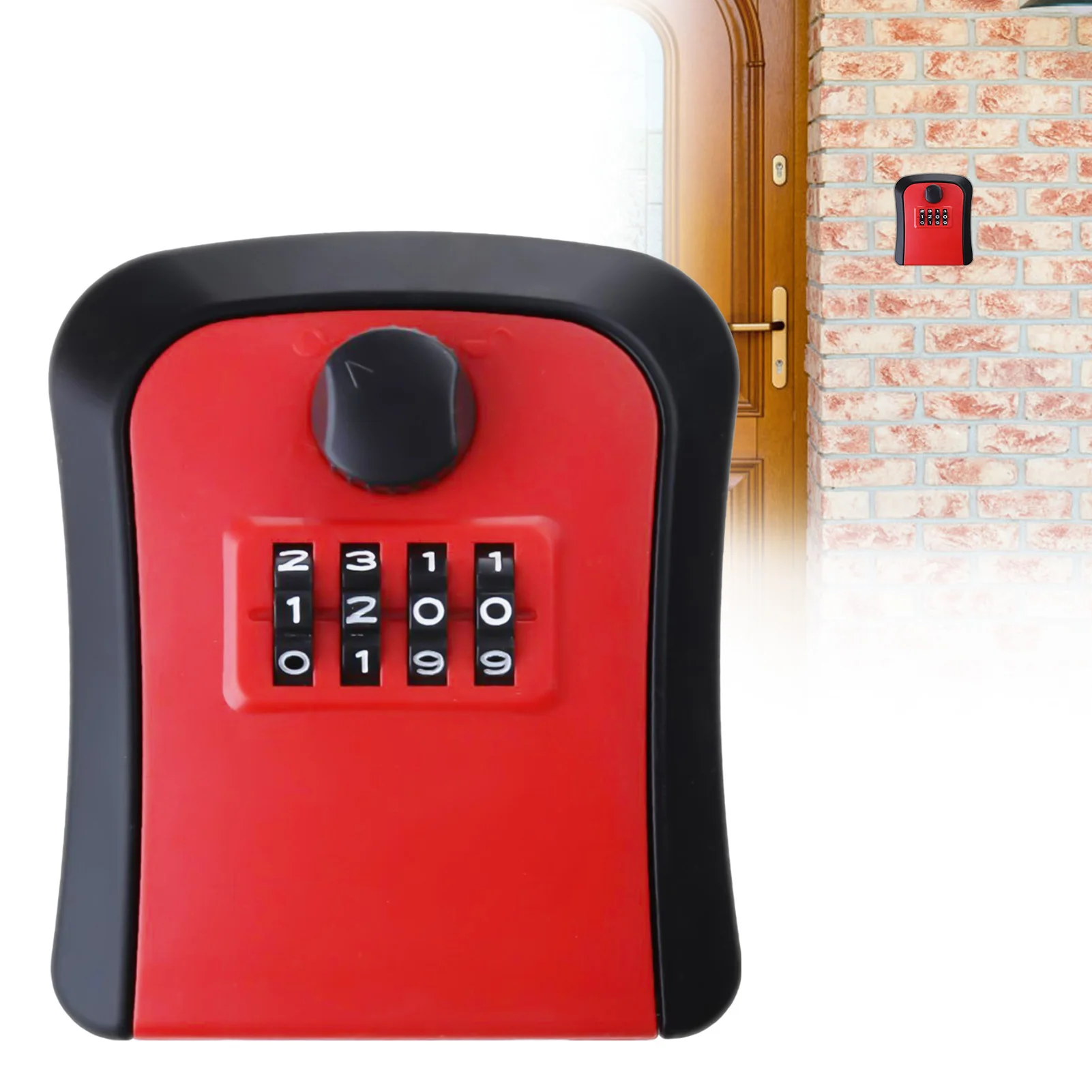 Wall Mount Key Lock Box With Reverse Locking Design Large Capacity Lock Box Suitable for Housekeeping Services