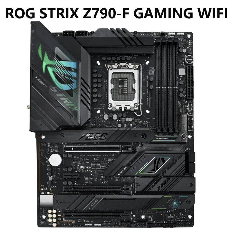 

ASUS ROG STRIX Z790-F GAMING WiFi, 6E LGA 1700 Intel 13Th/12Th Gen ATX Gaming Motherboard 16+1 Power Stages DDR5 4xM.2 Slot PCIe