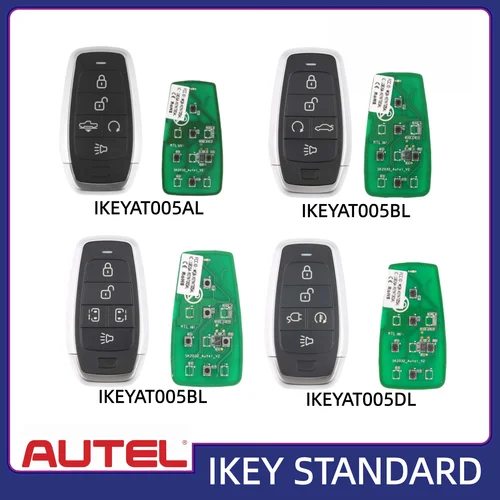 Imagen 2 del producto Autel IKEYAT004CL Llave remota inteligente universal independiente 4 botones