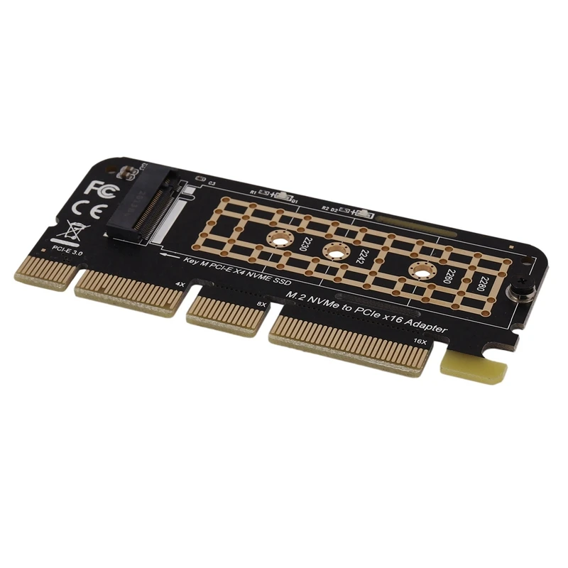 2X M.2 Nvme SSD To PCI-E X16 Converter Card NGFF M-Key M.2 Pcie PCI-Express X4/X8/X16 HDD