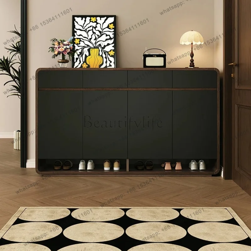 New Princess Wooden Shoe Cabinet Modern Italian Style Space Saving Organizer Shoe Rack Storage Designer Zapatero Hotel Furniture