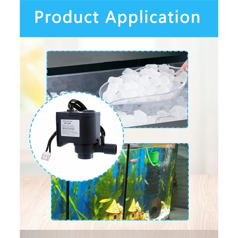 【أداة يدوية】مضخة مياه لصانعة الثلج AP1200 AC120V تناسب صانع الثلج HZB-30F، HZB-38F، HZB-32، HZB-45، HZB-65، HZB-90، HZB-120، HZB-160