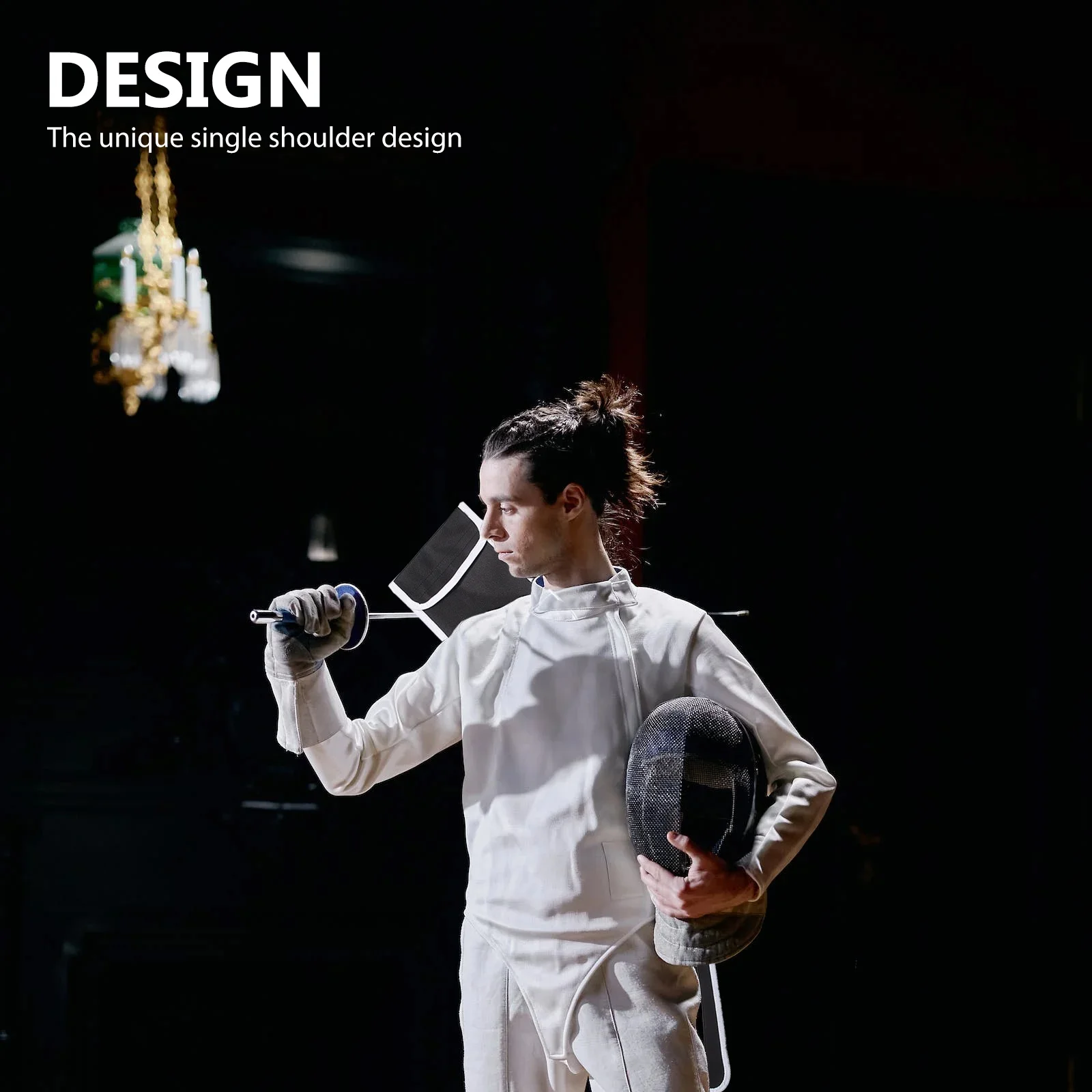 

Portable Fencing Pouch Spacious Compartment for Fencing Gear Quick Access Organizer Daily Use Combat Equipment Carrier