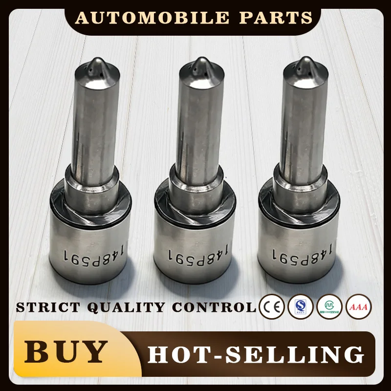 DSLA148P591 Flat Head White Needle Fuel Injector Nozzle 2437010080 0433175110 For 0432193758 Injector