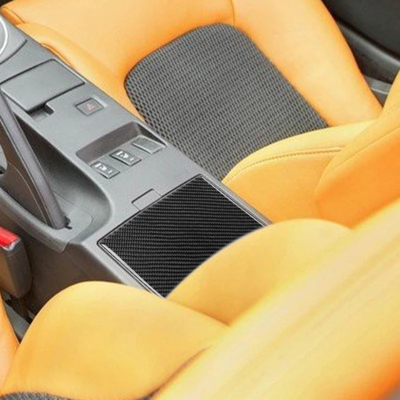

Для Nissan 350z 2003-2009 центральная система управления ящик для хранения декоративная наклейка наклейка отделка автомобильные аксессуары углеродное волокно