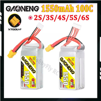 Gaoneng GNB 1550mAh 100C 2S 3S 4S 5S 6S 7.4V 11.1V 14.8V 18.5V 22.2V Lipo Battery With XT60 Plug Connector for FPV Racing Drone