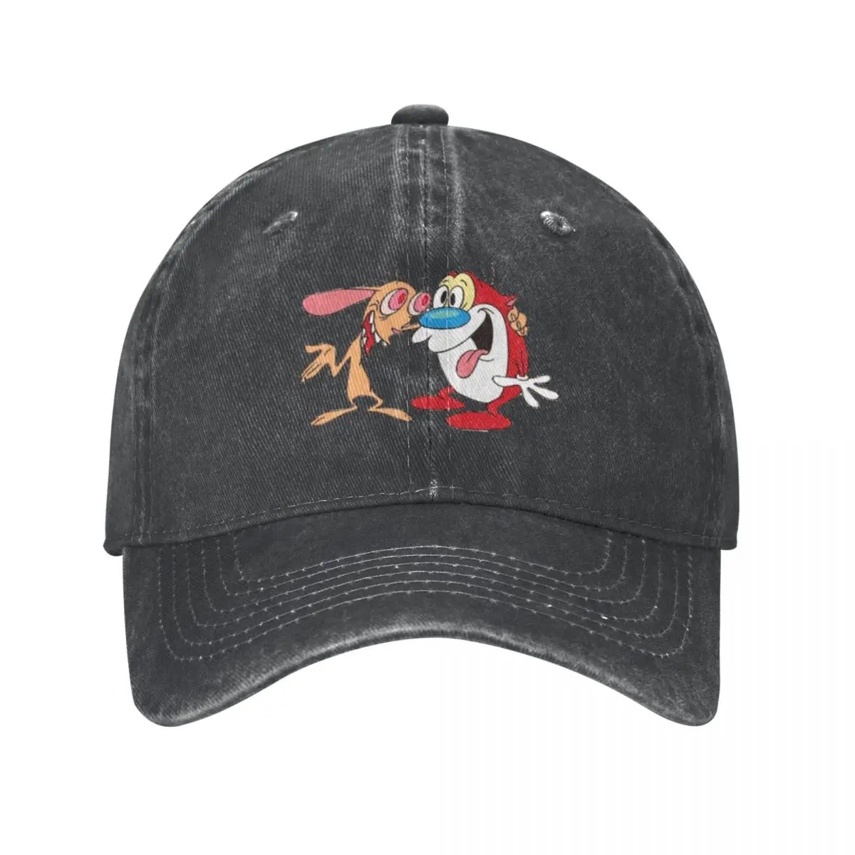 The Ren & Stimpy Show Cowboy Hat Sports Cap |-F-| Golf Snapback Cap Golf Wear Men Women's