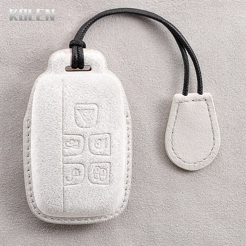 Leather Car Smart Key Case Cover Shell For Land Rover Range Rover Sport Evoque Freelander2 For Jaguar XF XJ XJL XE C-X16 XKR XK