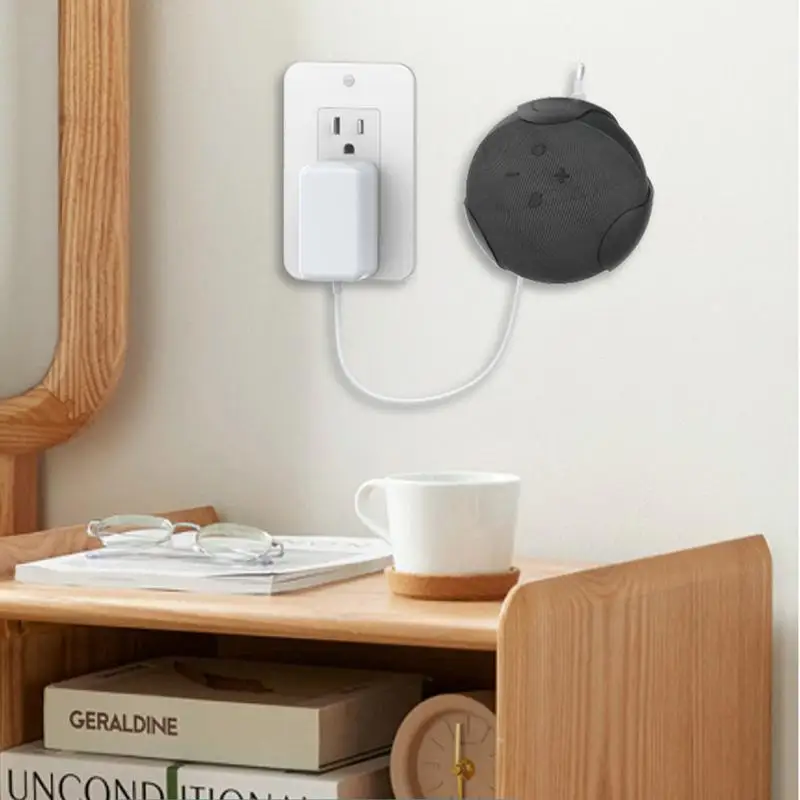 Wall Mount Holder Stand For Amazon Alexa Echo Dot 4th Space Saving Bracket Assistants For Smart Speaker Accessory