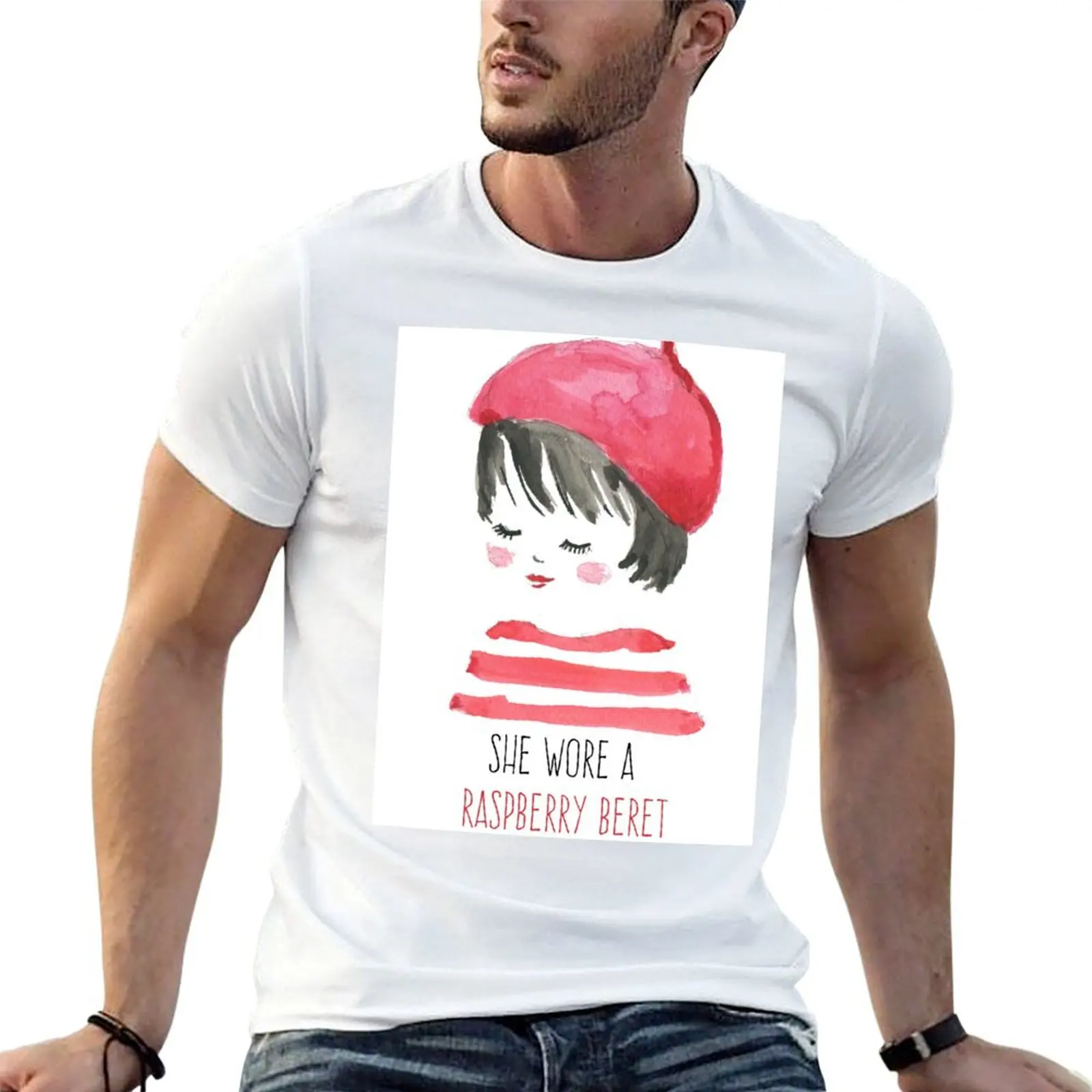 

She Wore a Raspberry Beret T-Shirt t shirts for man graphic tees t shirt man casual T-Shirt