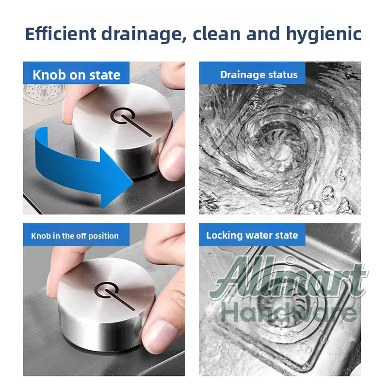 Kitchen sink drain pipe, single slot anti odor and anti blockage drain pipe,complete set of universal console control drain pipe