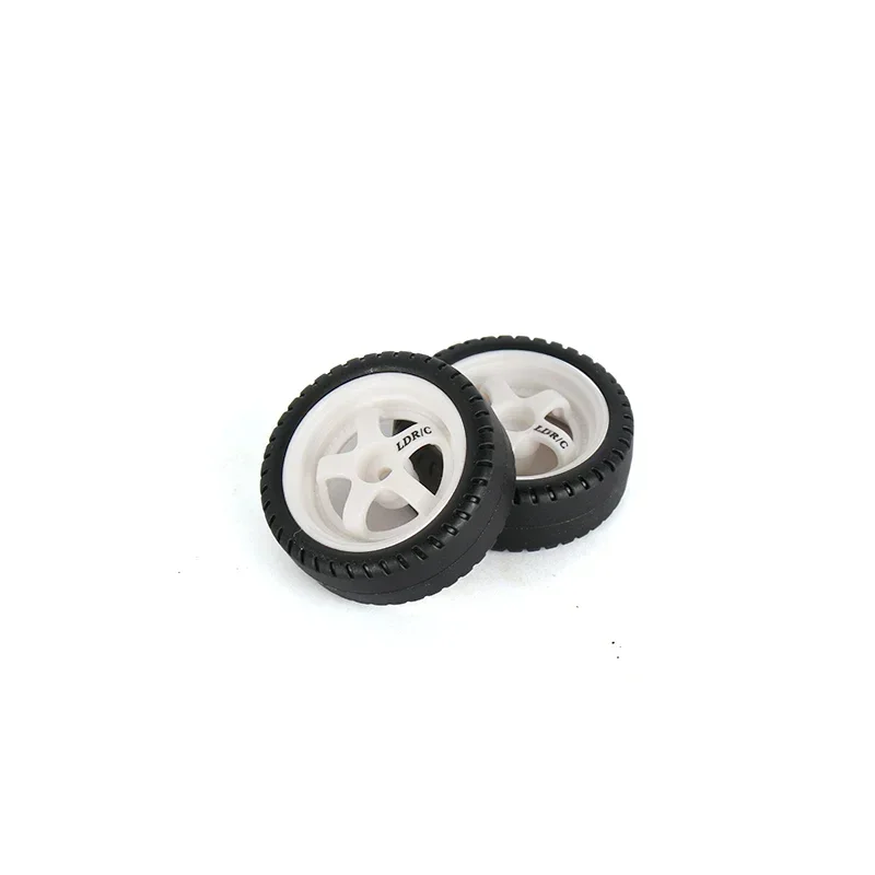 LDRC AE86 A86 LD1801 LD1802 LD1803 LD1804 A01 A02 4pcs 33mm RC Hard Drift Tire Wheel Hard Tire 1/18 RC Car Upgrade Parts