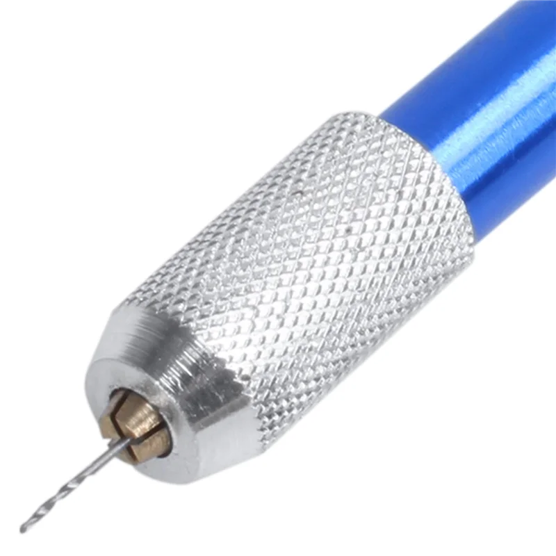 

ABBY-34Pc Тонкие крошечные пронумерованные 61-80 мини-набор ювелирных сверл, штифтовые тиски, патрон, тиски