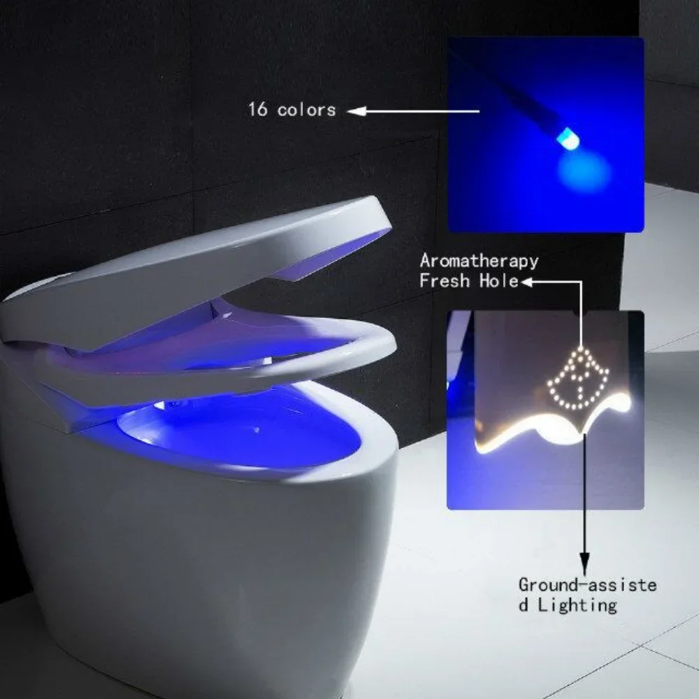 Xiaomi Toilet Bowl Night Light With Motion Sensor Backlight 8/ 16 Colors USB Rechargeable RGB Lamp Projectors Decoration Bedroom