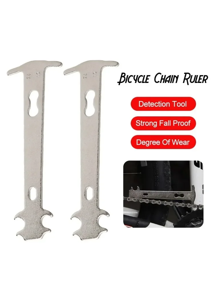 AliExpress NONE Bike Chain Wear Checker Measurement Gauge Ruler Bicycle Chains Repair Tool For Mountain Road Bike