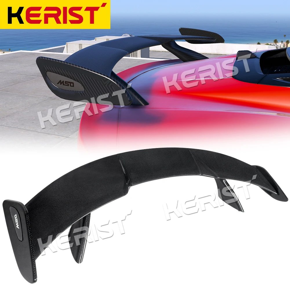 Carbon Fiber Trunk Rear Wing High Large  Spoiler Lip For Maserati MC20 MSO-Style 2020-2023