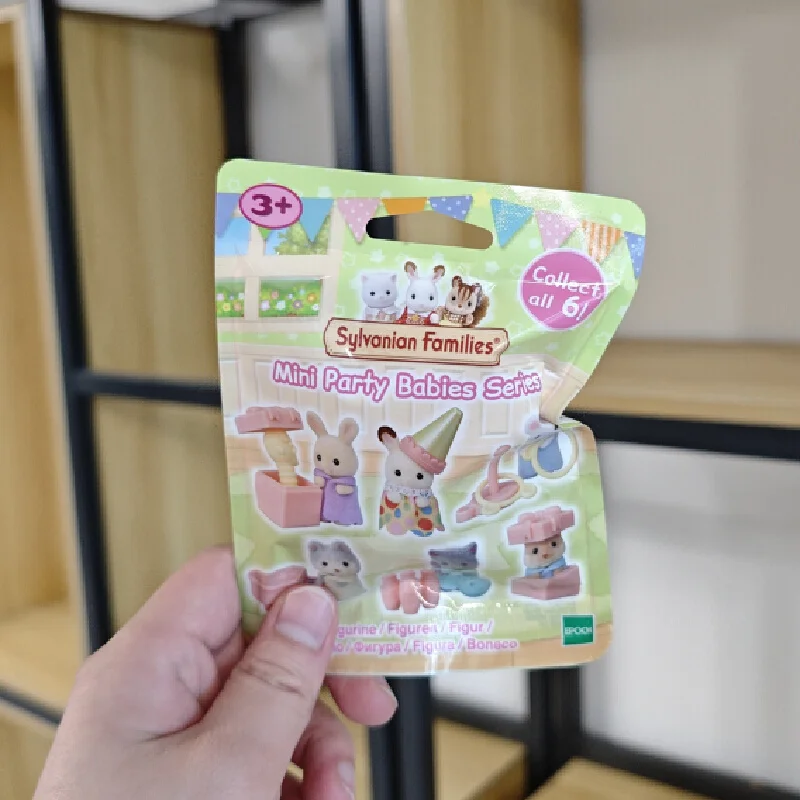 Sylvanian Families Blind Bag Urocze Mini Laleczki Calico Critters Figurki Anime dla Dzieci Zabawki do Udawania Prezentów Świątecznych dla Dzieci