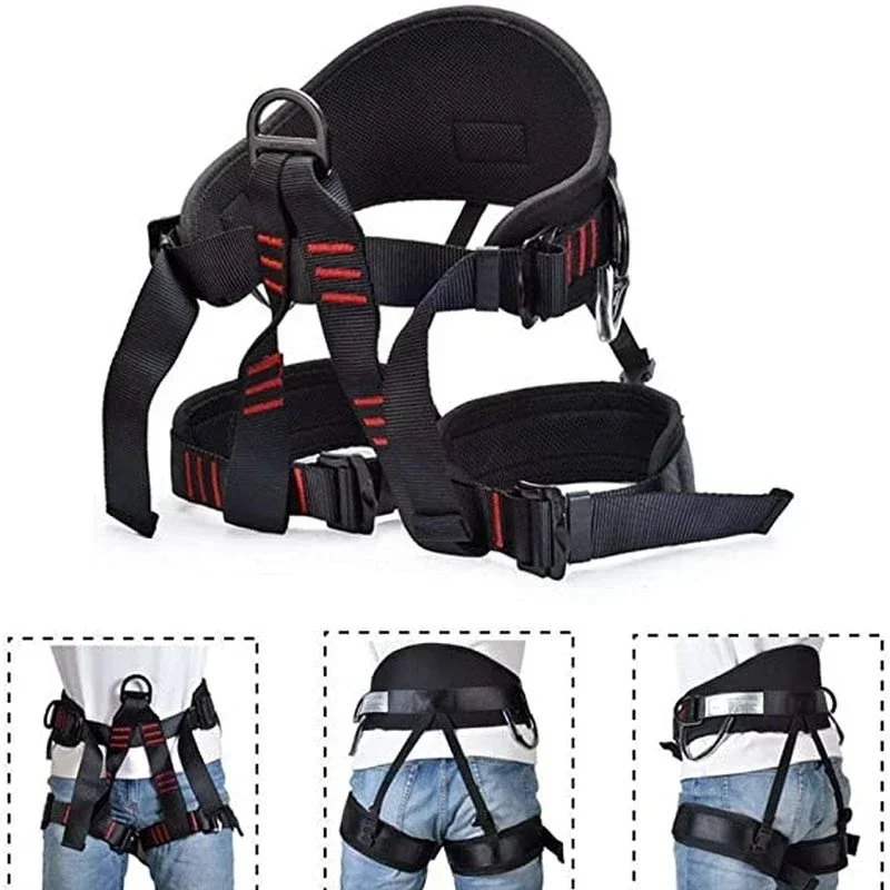 

Outdoor Cave Exploration Mountaineering Rescue Tools Safety Belts for High-altitude Work Professional Adjustable Shoulder Straps