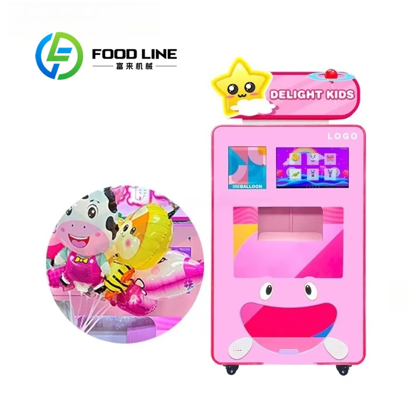 Coastal Scenic Balloon Vending Machine Anti-Corrosion Cabinet Adapts Humid Seaside Environment For Tourist Balloon Vending Work