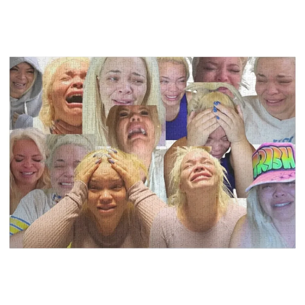 

Trisha Paytas Crying Compilation (Mug/Face Mask/TShirt/Pillow and more!) Jigsaw Puzzle Personalize Name Wooden Toy Puzzle