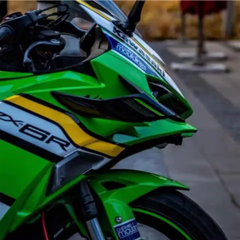 카와사키 ZX-6R 페어링 2023 2024 오토바이 액세서리 고정 윙 ZX-6R 고정 윙렛 신형 2025 ZX-6R 윙렛킷