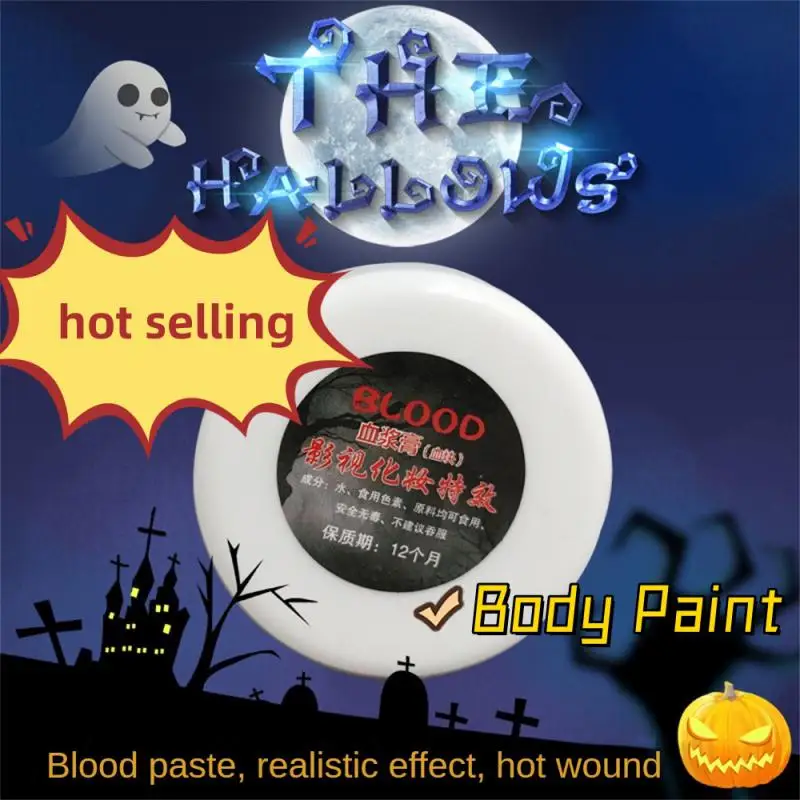 

Body Paint Fake Blood Face Make Up Scary Halloween Wound Bruises Fake Scars For Cosplay Makeup Fancy Carnival Party