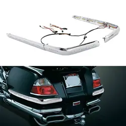 Clear/Smoke/Red Saddlebag Trims LED Lights For Honda Goldwing 1800 GL1800 2011 2010 2009 2008 2007 2006 2005 2004 2003 2002 2001