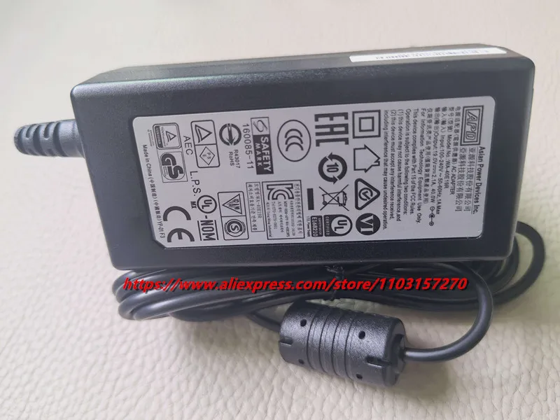 Genuine Asian Power Devices APD WA-40E19R 19V 2.1A 40W AC Adapter Charger For GIGABYTE BRIX GB-BACE-3000 Power Supply US Plug