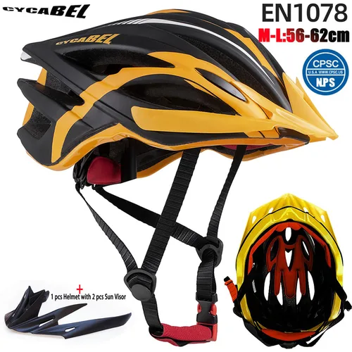 Nuevo casco de ciclismo ultraligero, gorra de seguridad para ciclismo, casco de bicicleta para mujeres y hombres, equipos de bicicleta de carreras, cascos MTB envolventes de borde completo