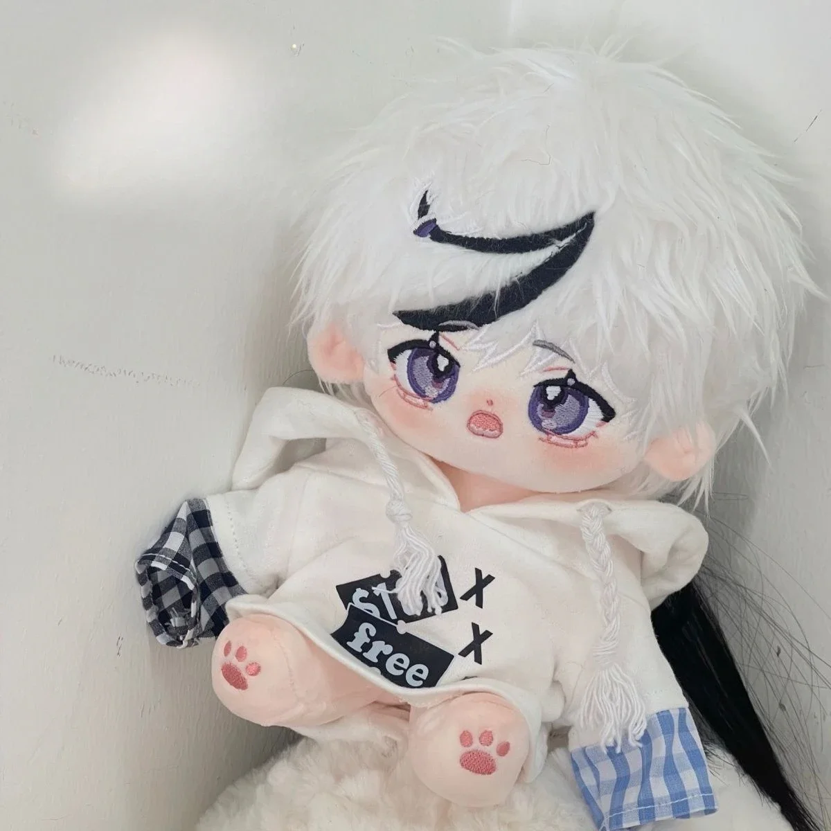 Anime Game Nu: Carnival Blade Cosplay Cotton Doll Body With Skeleton Fans Collection Soft Plushies Dress Up Clothing Toy Gifts