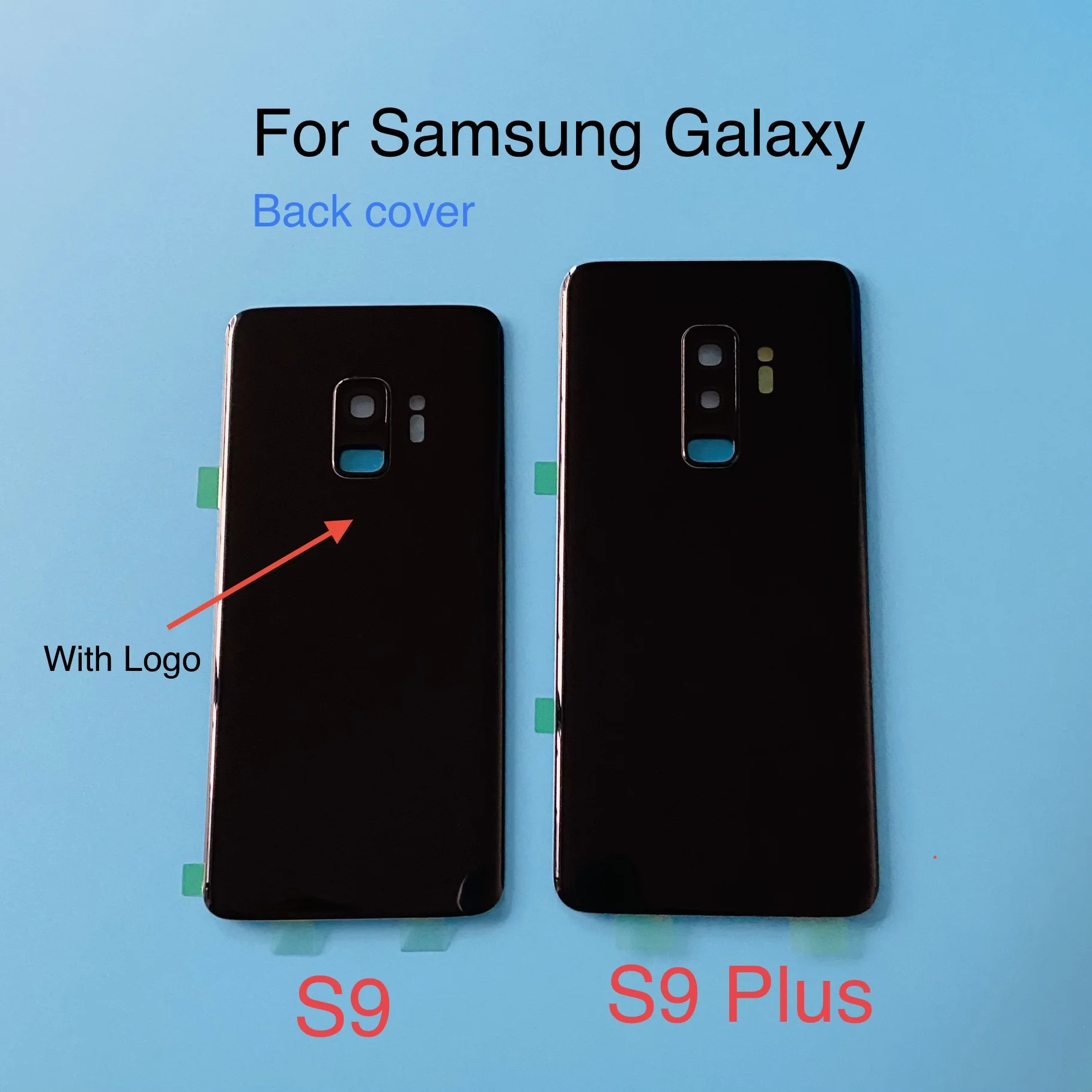 

New Battery Back Cover For Samsung Galaxy S9 G960 G960F Battery Back Cover Glass Back Door With Camera