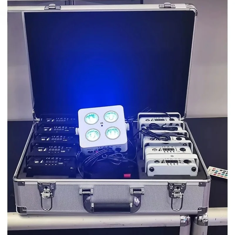 Small Wireless 4x18W LED Par Light Stage Lights with Convenient Battery Operated Feature