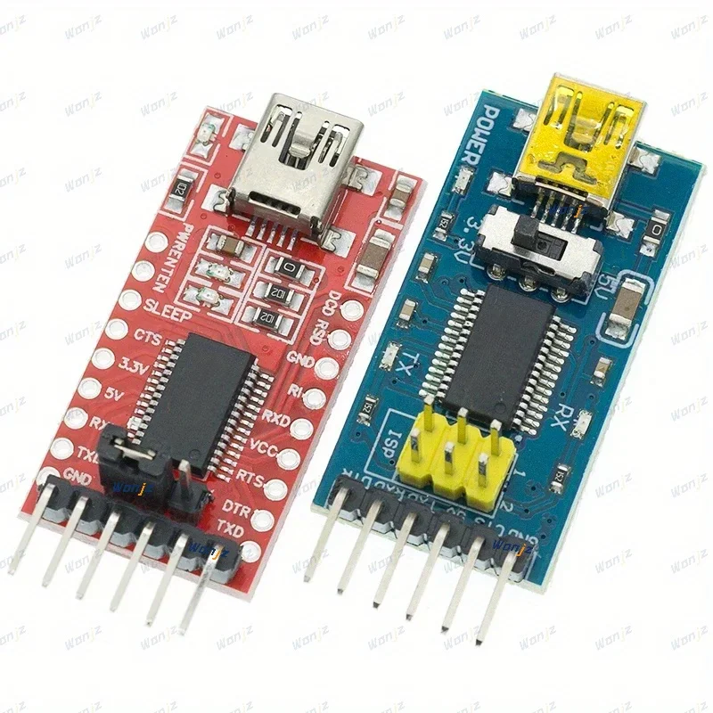 2PCS FT232RL FT232 FTDI USB 5.5V to TTL Serial Adapter Module for Arduino FT232 Pro Mini Port USB TO TTL 232 Mini / Type-C USB