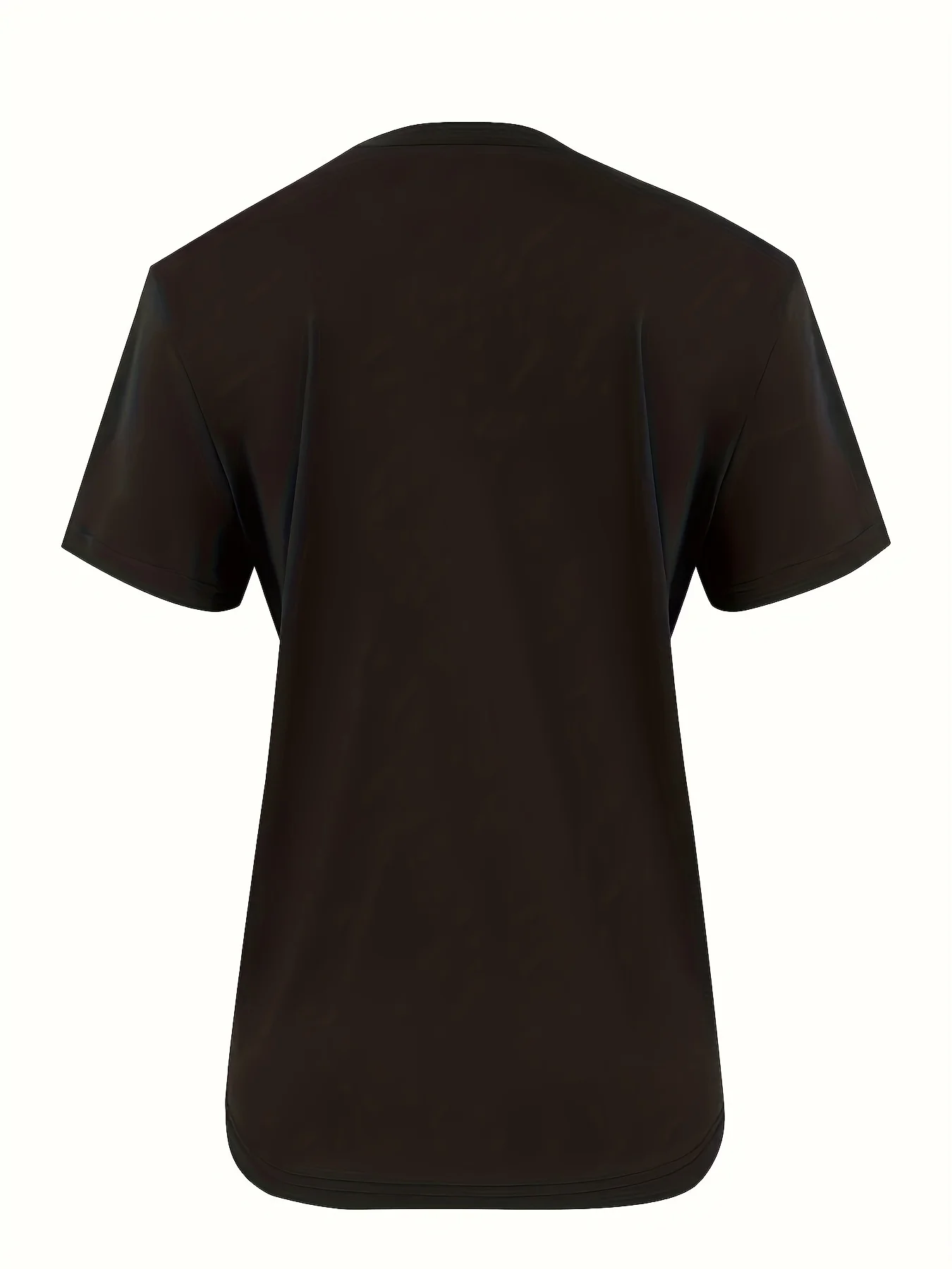 여성 캐주얼 그래픽 티셔츠 - 신축성 있는 폴리에스테르 스판덱스 혼방, 세탁기 사용 가능, 라운드 넥, 비투시성