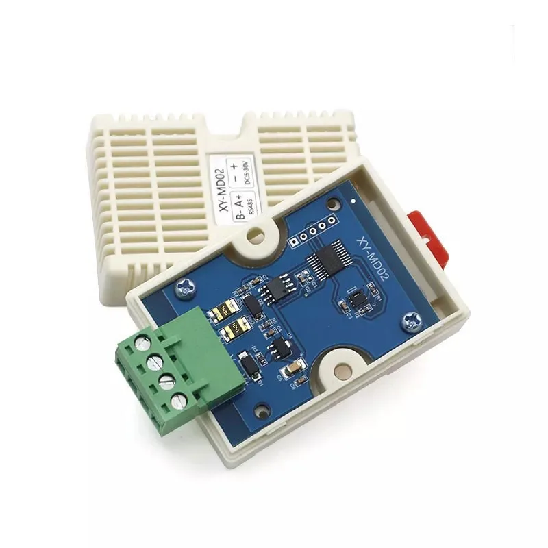 MD02 Temperature and Humidity Transmitter Detection Sensor Module Modbus SHT20 Temperature Sensor RS485 Signal Analog XY-MD02