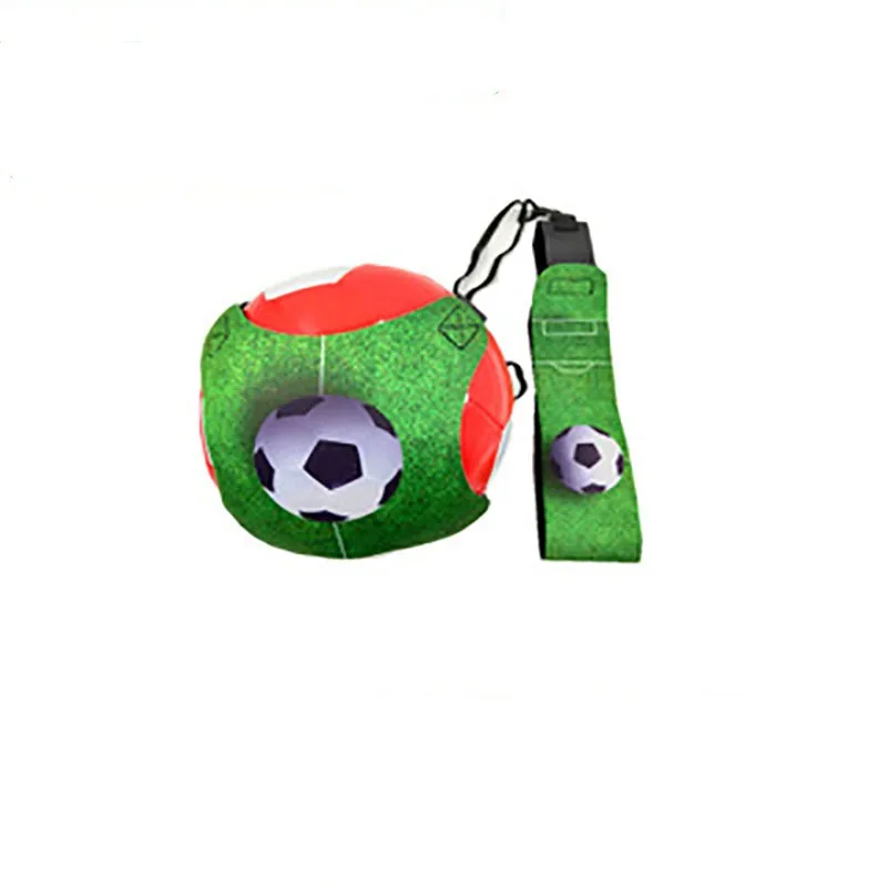 Voetbal Jongleertas Kids Volwassenen Extra Cirkelband Voetbal Solo Oefenaccessoire 3d Voetbal Kick Training Assist Set