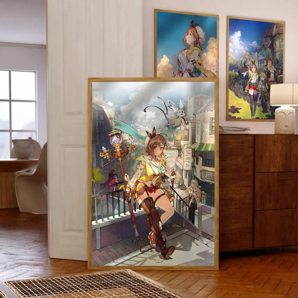 Game Atelier Ryza 2 Poster HD Art Sticky Wall Waterproof Hom