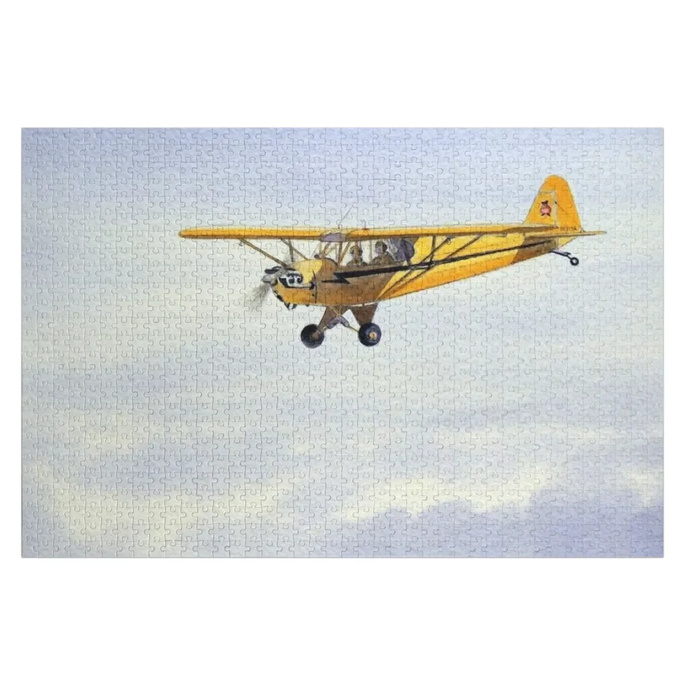 

Piper J-3 Cub Jigsaw Puzzle Scale Motors Customized Picture Puzzle