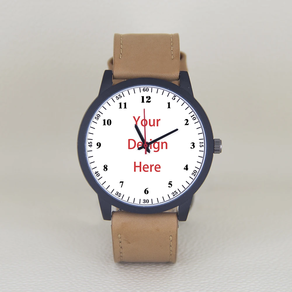 

Custom Watch Dial Design 45/38 mm Black Alloy Watch Case Man Watches Souvenir Belt Universal for Men Women Gift Quartz Watch