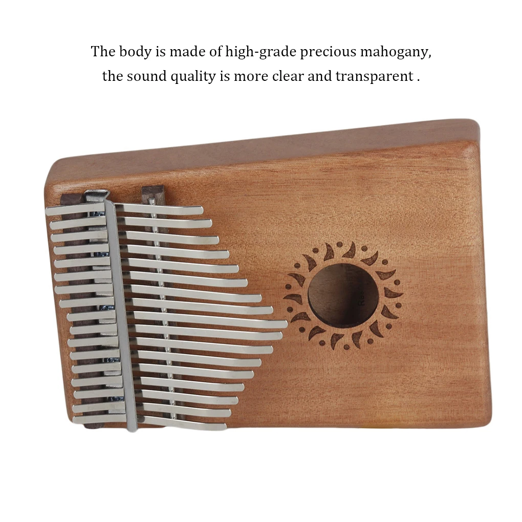 17 Keys Kalimba Wood ThumbsPiano for Children Adults Birthday Xmas