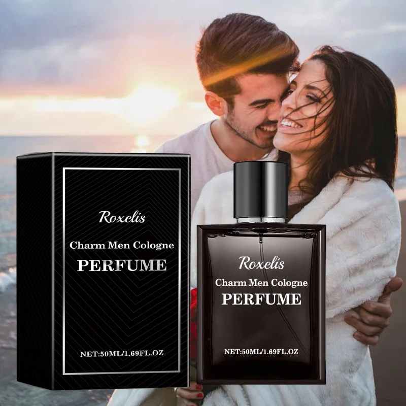 Roxelis Men's Cologne Naturally light fragrance releases charm and freshness, a portable atmosphere perfume for men on dates view 2