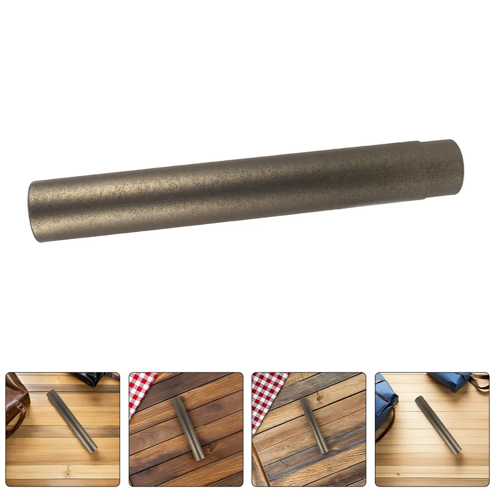 Round Drawing Storage Tube Extendable Length Locking Cap for Posters Artworks Drafting Papers Mailing Shipping Container